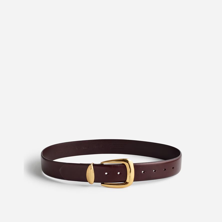 chocolate madewell chunky metal statement womens belt