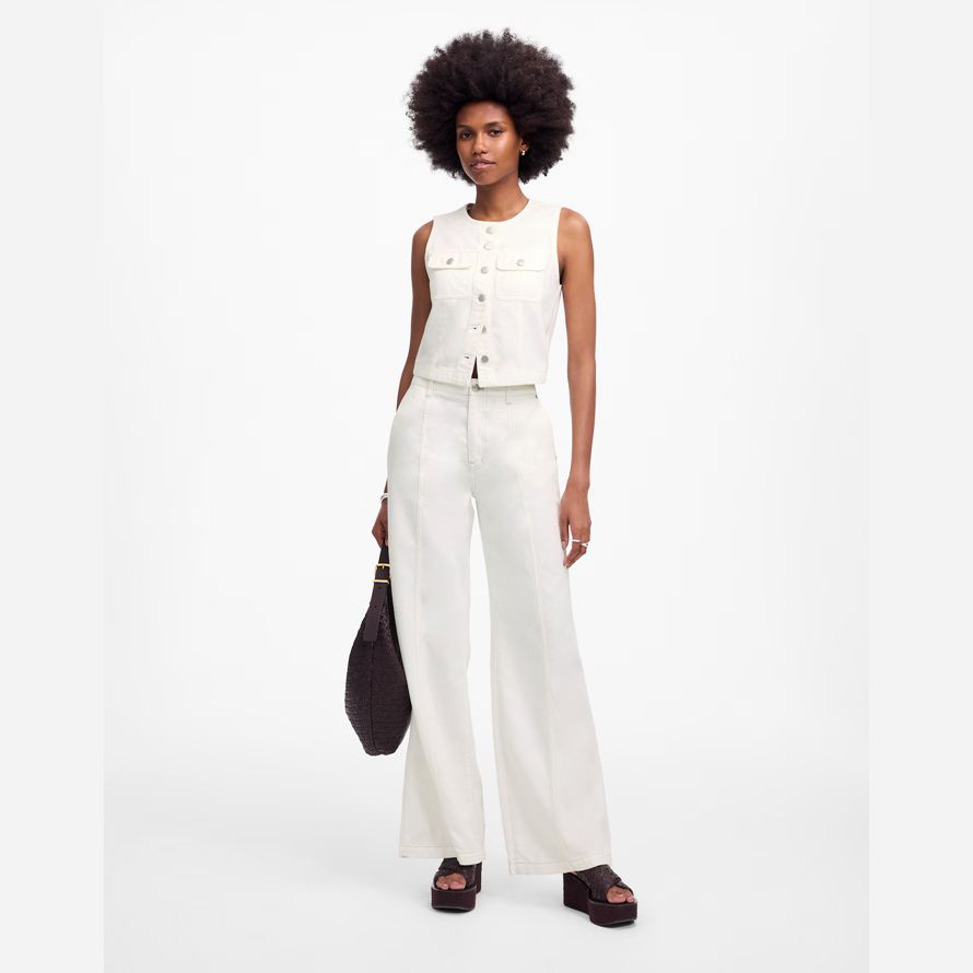 white madewell wide-sweep airy womens jeans