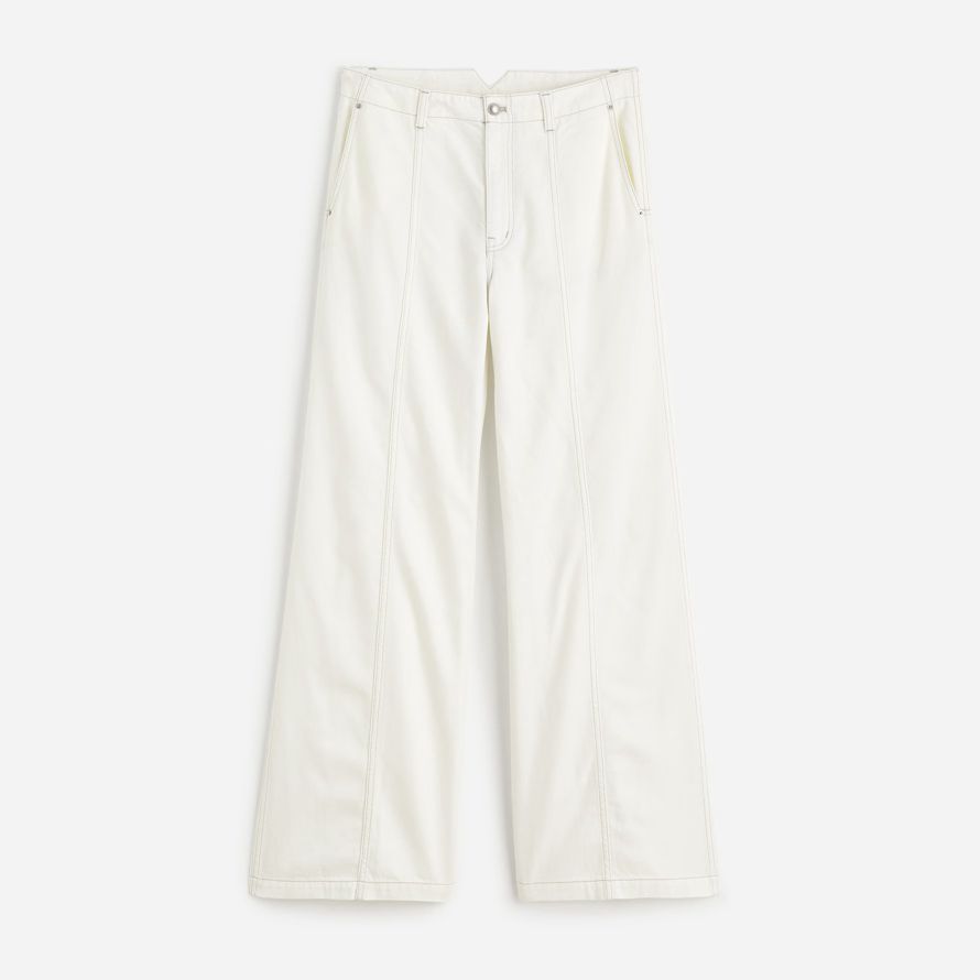 white madewell wide-sweep airy womens jeans