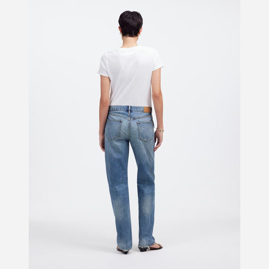 madewell x kaihara denim dean easy straight womens jeans blue
