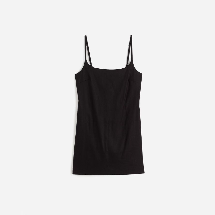 madewell squareneck womens romper black