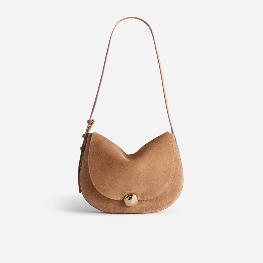 brown womens madewell the dakota saddle bag