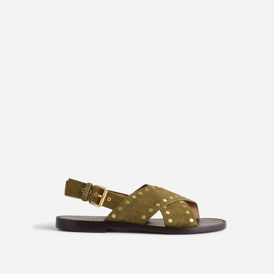 olive womens madewell the tuley crossover sandals