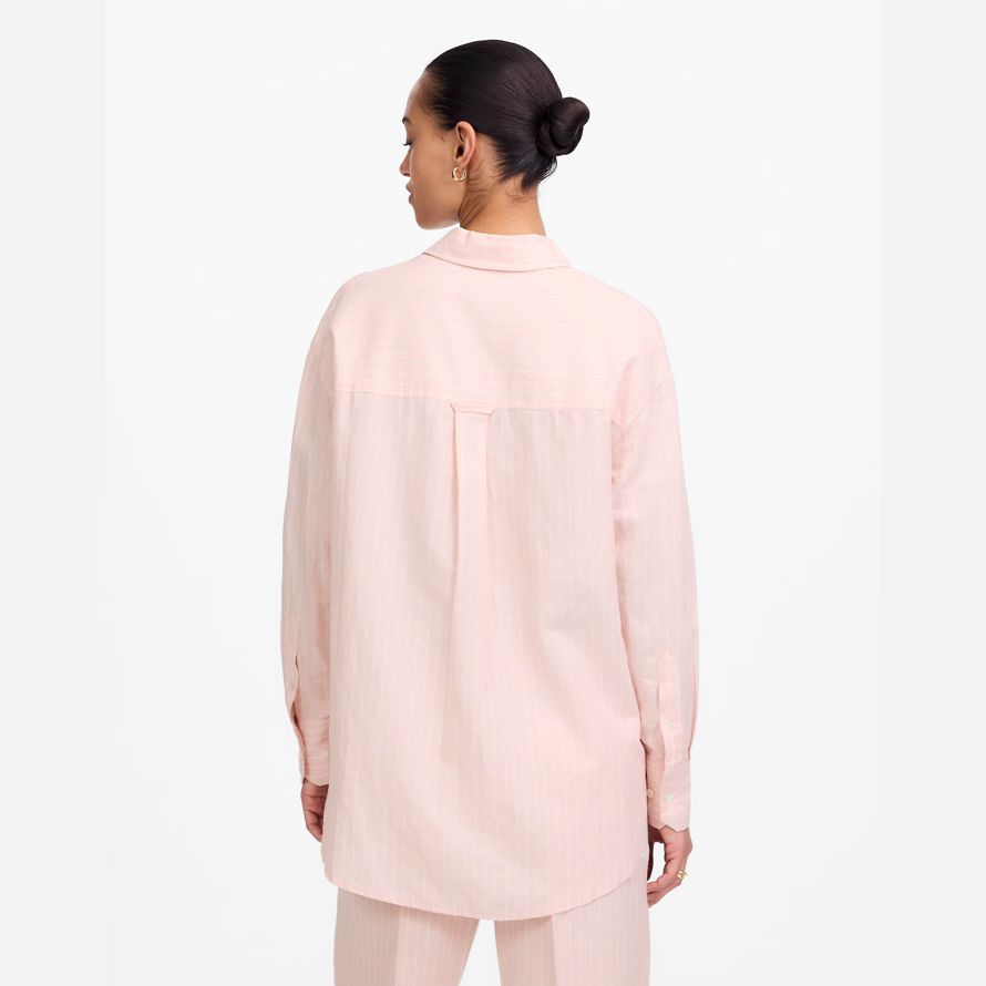 rose madewell oversized button-up womens shirts