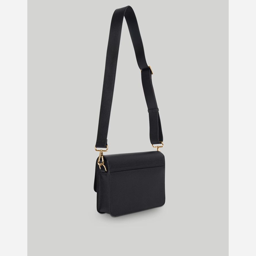 womens madewell hyer goods luxe cube shoulder bag black