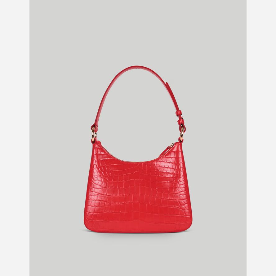 red madewell hyer goods luxe medium womens shoulder bag