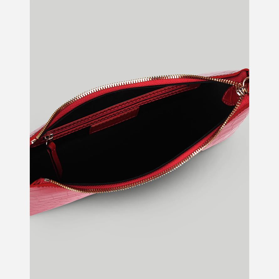 red madewell hyer goods luxe medium womens shoulder bag