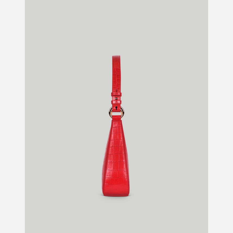 red madewell hyer goods luxe medium womens shoulder bag