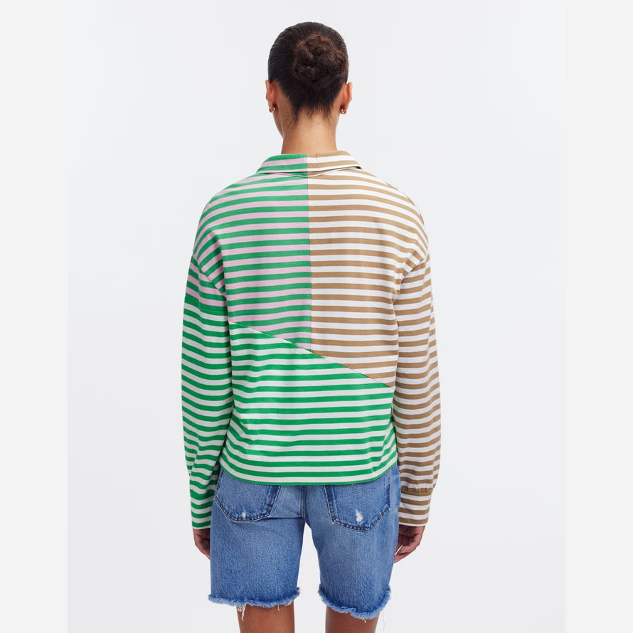 green beige madewell kule the beck womens sweatshirt