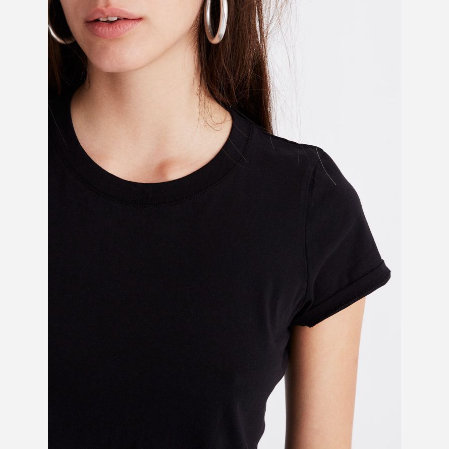 madewell northside vintage womens t-shirts black