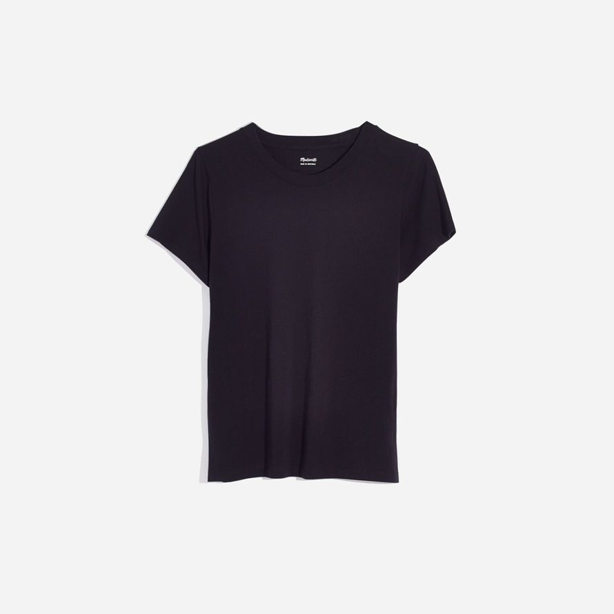 madewell northside vintage womens t-shirts black